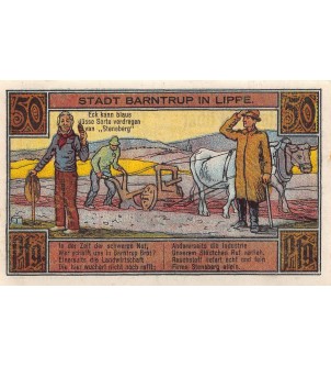 ALLEMAGNE, BARNTRUP IN LIPPE - 50 PFENNIG 1921 2