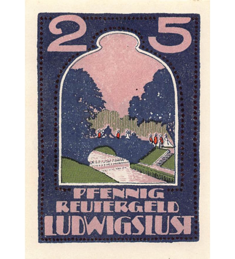 ALLEMAGNE, LUDWIGSLUST - 25 PFENNIG 1922