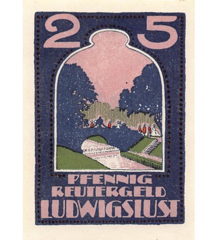 ALLEMAGNE, LUDWIGSLUST - 25 PFENNIG 1922