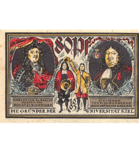 ALLEMAGNE, KIEL - 80 PFENNIG 1921