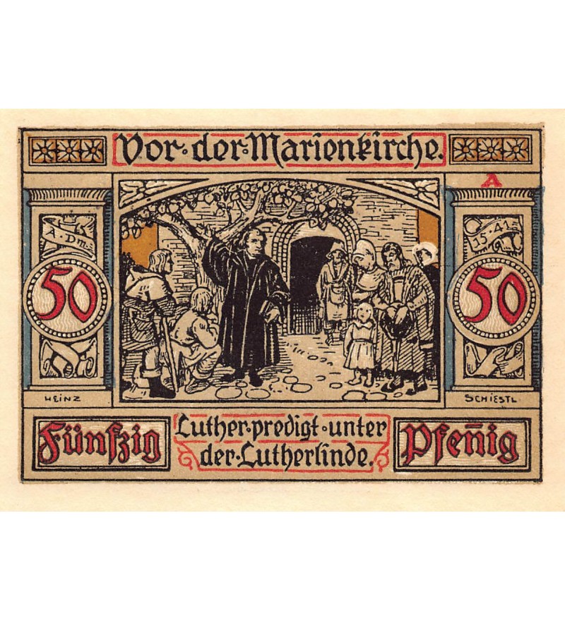 ALLEMAGNE, TREUENBRIETZEN - 50 PFENNIG 1921