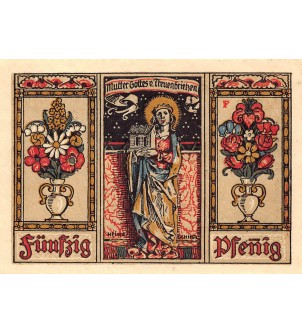 ALLEMAGNE, TREUENBRIETZEN - 50 PFENNIG 1921