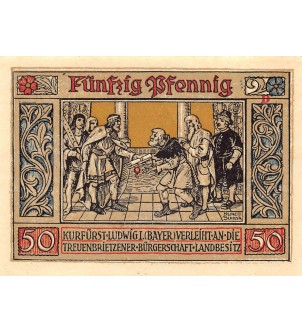 ALLEMAGNE, TREUENBRIETZEN - 50 PFENNIG 1921