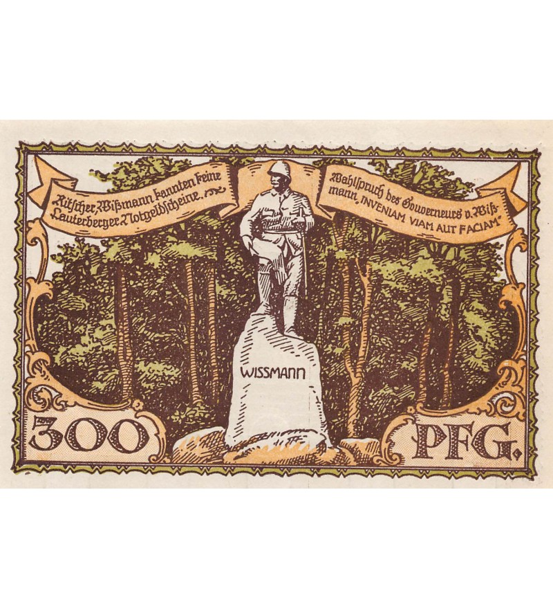 ALLEMAGNE, LAUTERBERG IM HARZ - 300 PFENNIG 1921