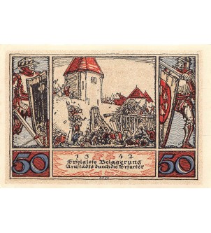 ALLEMAGNE, ARNSTADT - 50 PFENNIG 1921 2