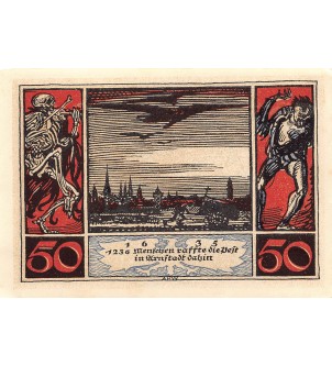 ALLEMAGNE, ARNSTADT - 50 PFENNIG 1921 2