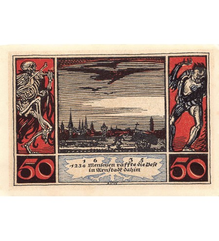 ALLEMAGNE, ARNSTADT - 50 PFENNIG 1921