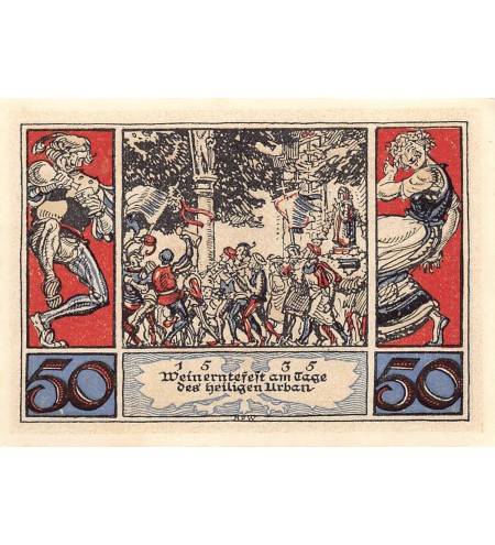 ALLEMAGNE, ARNSTADT - 50 PFENNIG 1921