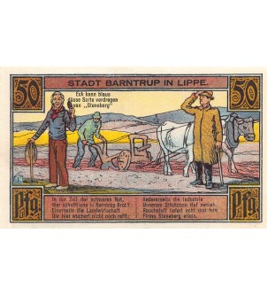 ALLEMAGNE, BARNTRUP IN LIPPE - 50 PFENNIG 1921