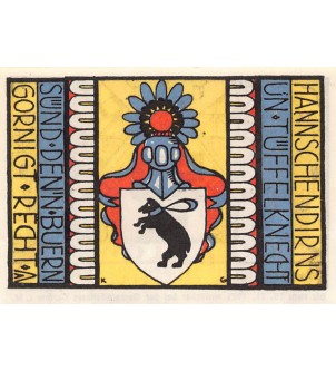 ALLEMAGNE, CARLOW - 50 PFENNIG 1921