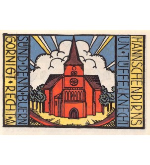 ALLEMAGNE, CARLOW - 75 PFENNIG 1921