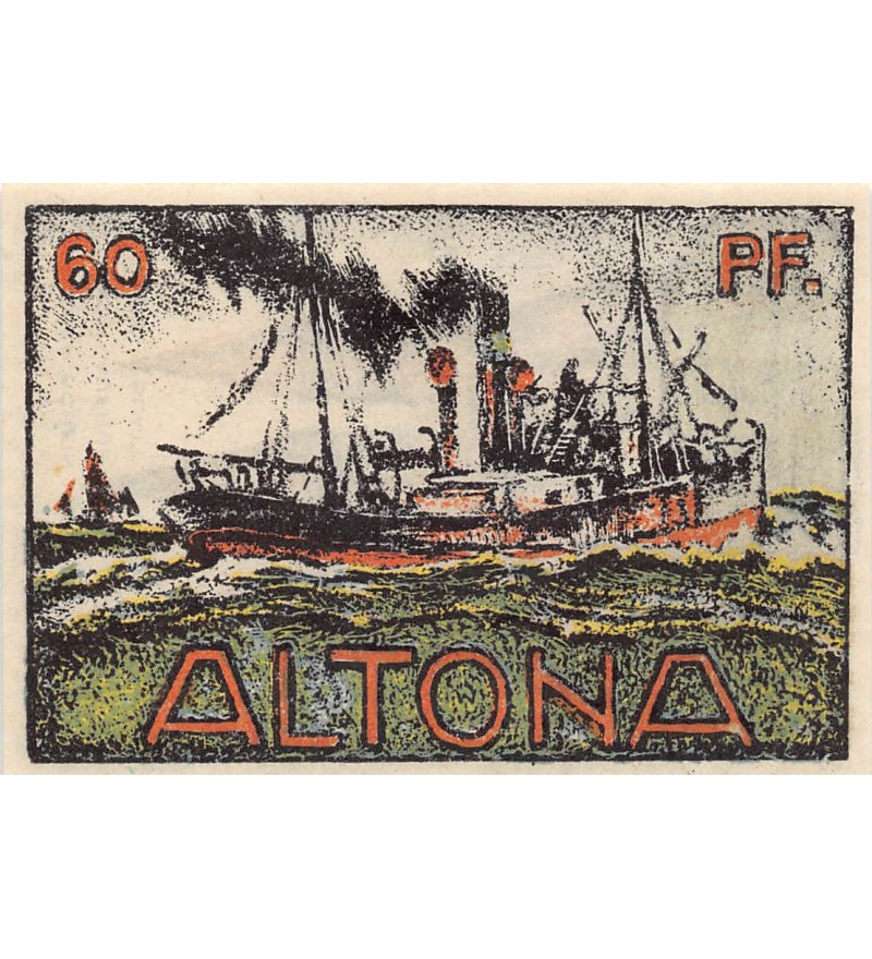 ALLEMAGNE, ALTONA - 60 PFENNIG 1921