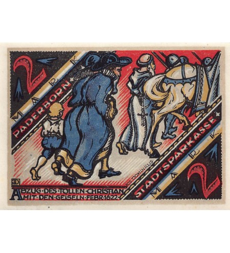 ALLEMAGNE, PADERBORN - 2 MARK 1922