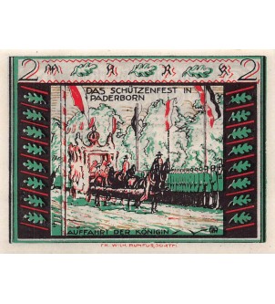 ALLEMAGNE, PADERBORN - 2 MARK 1921