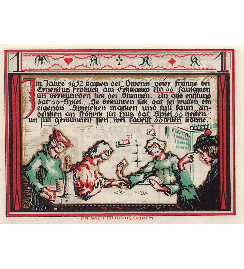 ALLEMAGNE, PADERBORN - 1 MARK 1921