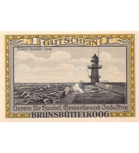 ALLEMAGNE, BRÜNSBUTTEL - 25 PFENNIG 1922