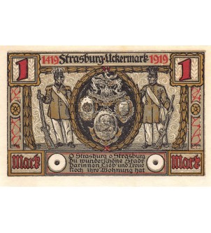 ALLEMAGNE, STRASBURG - 1 MARK 1921 2