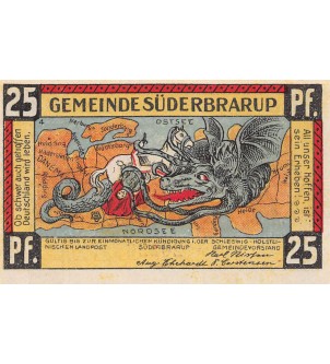 ALLEMAGNE, SÜDERBRARUP - 25 PFENNIG 2