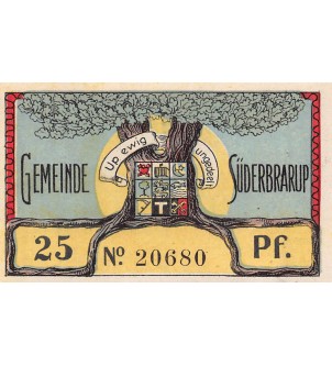 ALLEMAGNE, SÜDERBRARUP - 25 PFENNIG