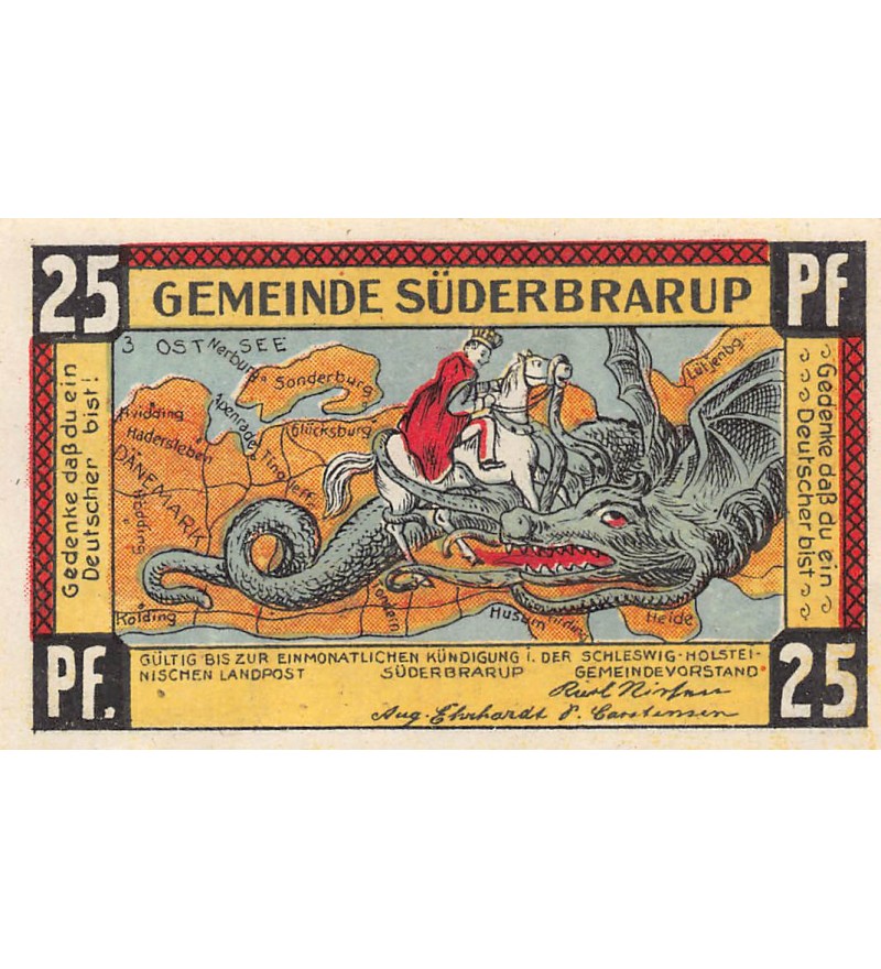ALLEMAGNE, SÜDERBRARUP - 25 PFENNIG