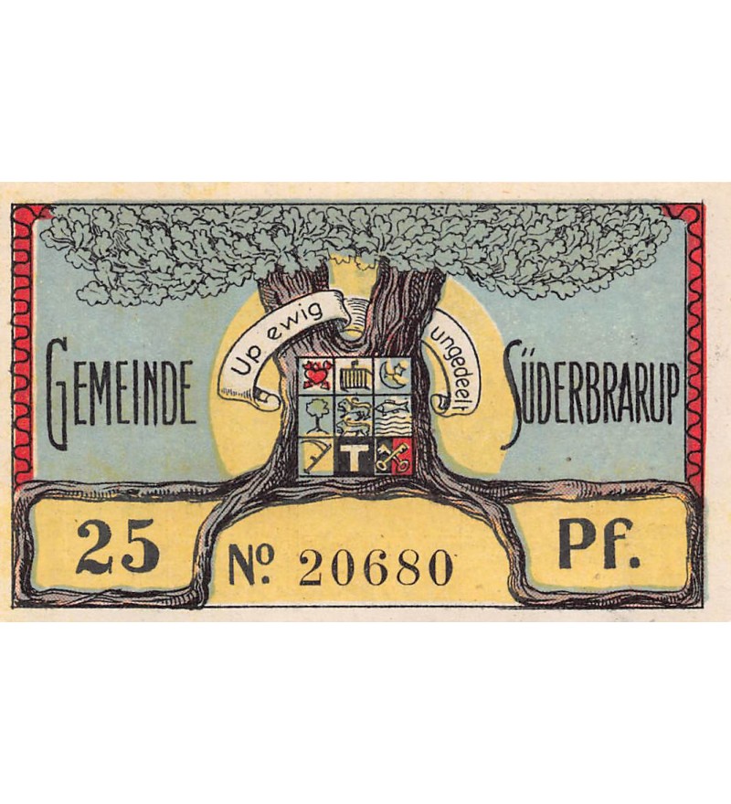 ALLEMAGNE, SÜDERBRARUP - 25 PFENNIG