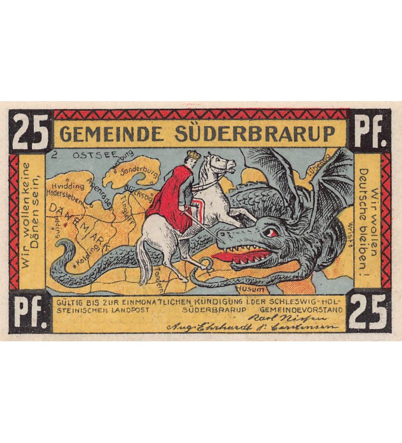 ALLEMAGNE, SÜDERBRARUP - 25 PFENNIG