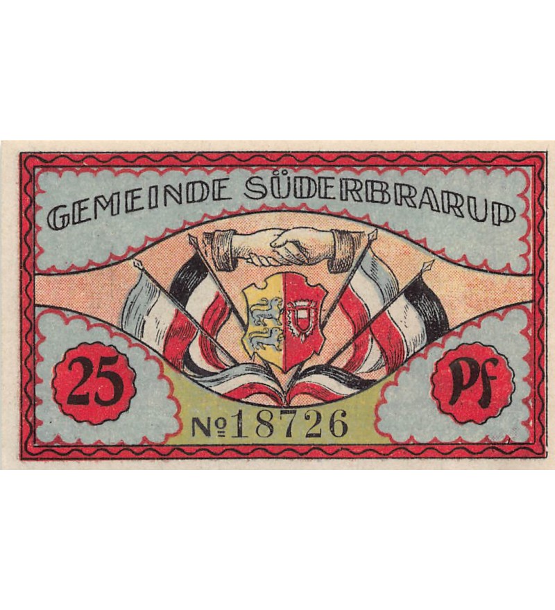 ALLEMAGNE, SÜDERBRARUP - 25 PFENNIG