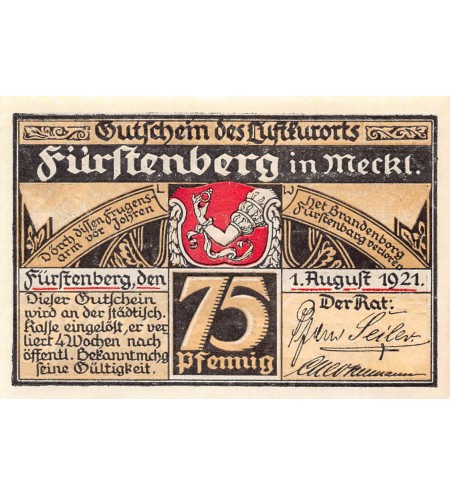 Allemagne 75 pfennig 1921