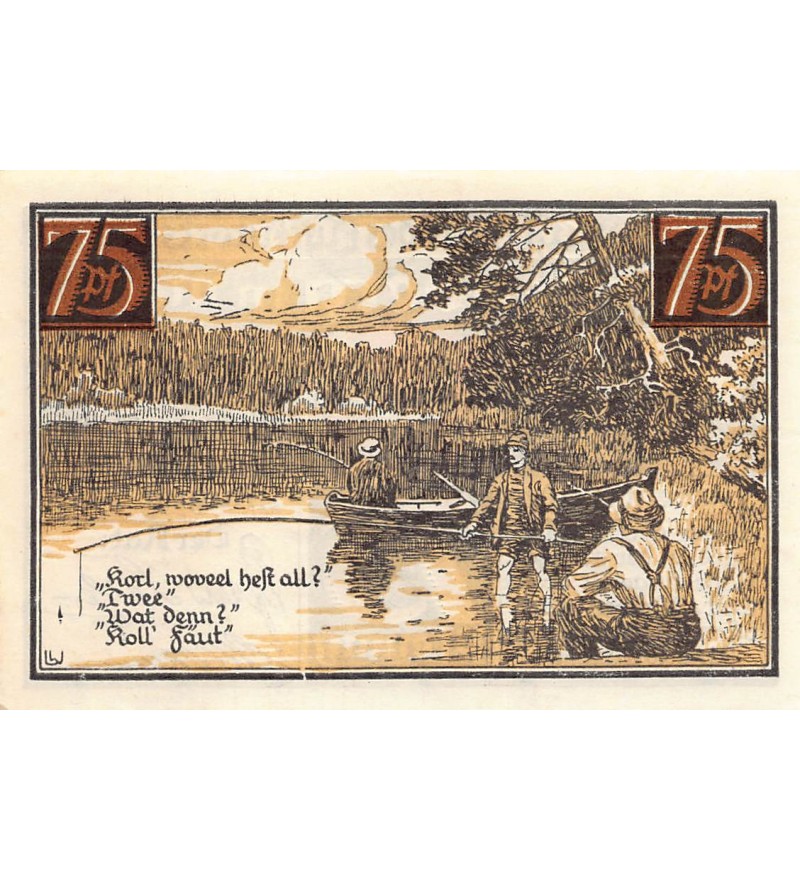 Allemagne 75 pfennig 1921