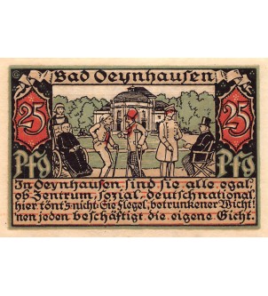 ALLEMAGNE, BAD OEYNHAUSEN - 25 PFENNIG