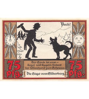 ALLEMAGNE, WÜNSCHENDORF - 75 PFENNIG 1921 2