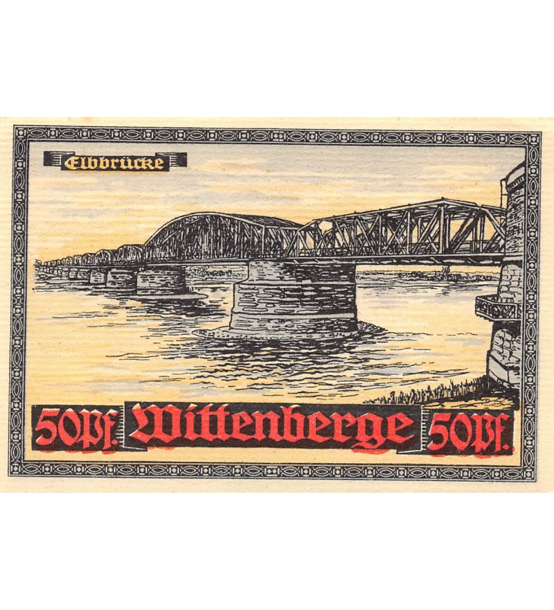 ALLEMAGNE, WITTENBERGE - 50 PFENNIG