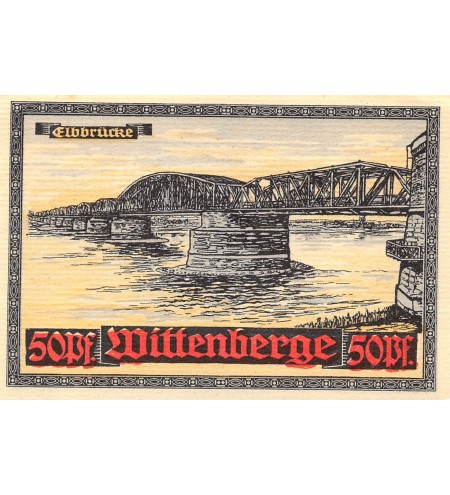 ALLEMAGNE, WITTENBERGE - 50 PFENNIG
