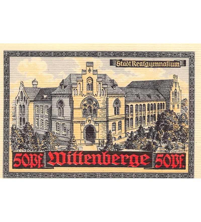 ALLEMAGNE, WITTENBERGE - 50 PFENNIG
