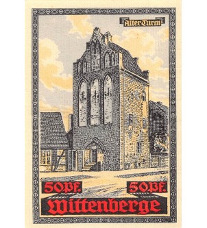ALLEMAGNE, WITTENBERGE - 50 PFENNIG
