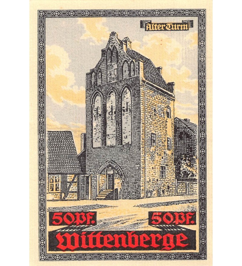 ALLEMAGNE, WITTENBERGE - 50 PFENNIG