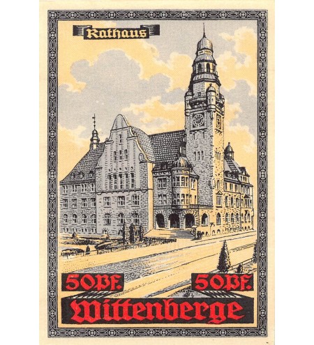 ALLEMAGNE, WITTENBERGE - 50 PFENNIG