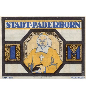 ALLEMAGNE, PADERBORN - 1 MARK 1921 2