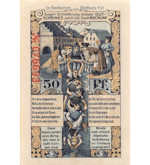 ALLEMAGNE, BECKUM - 50 PFENNIG 1918 2