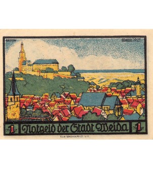 ALLEMAGNE, WEIDA - 1 MARK 1921 2