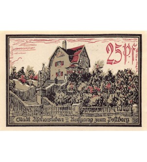 ALLEMAGNE, ASCHERSLEBEN - 25 PFENNIG 1921 2