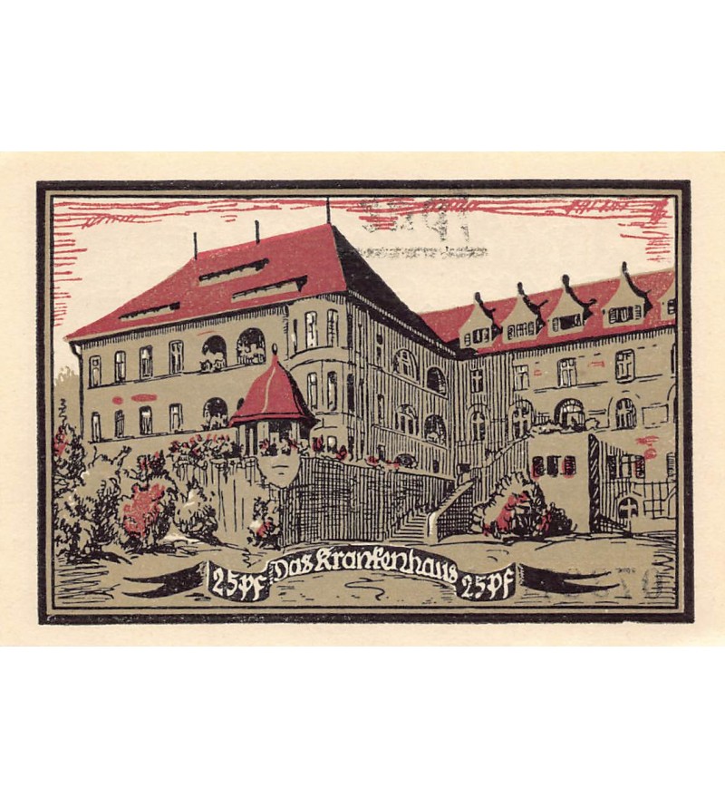 ALLEMAGNE, ASCHERSLEBEN - 25 PFENNIG 1921