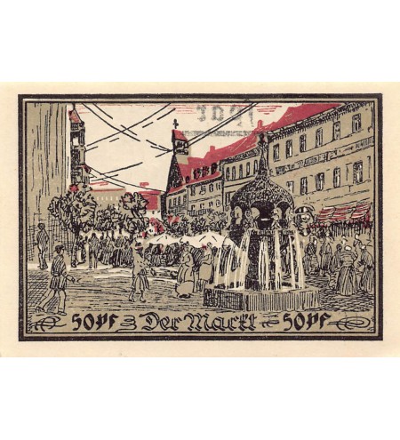 ALLEMAGNE, ASCHERSLEBEN - 50 PFENNIG 1921