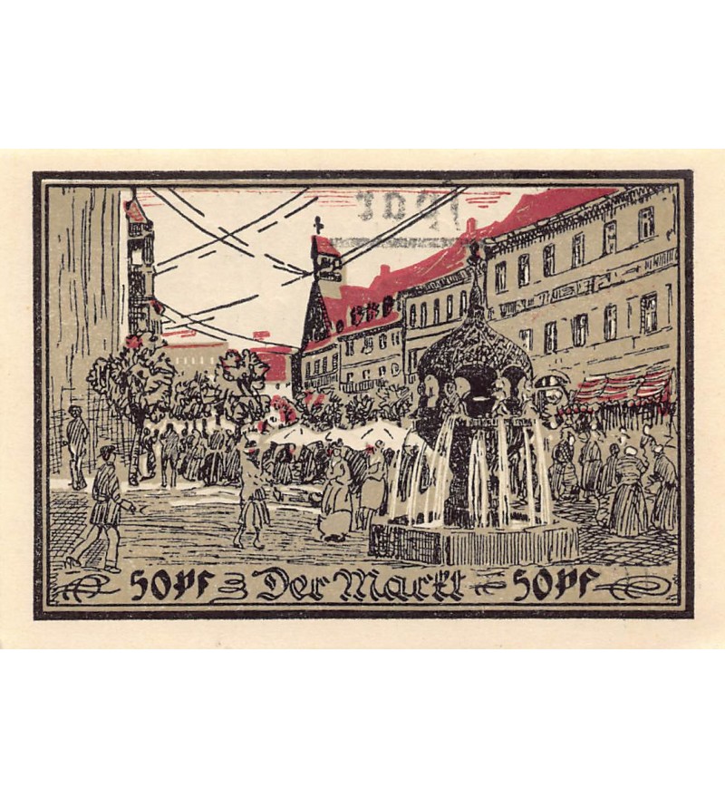 ALLEMAGNE, ASCHERSLEBEN - 50 PFENNIG 1921