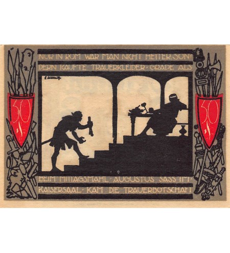 ALLEMAGNE, DETMOLD - 50 PFENNIG 1920