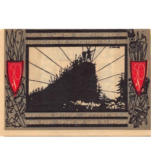 ALLEMAGNE, DETMOLD - 50 PFENNIG 1920