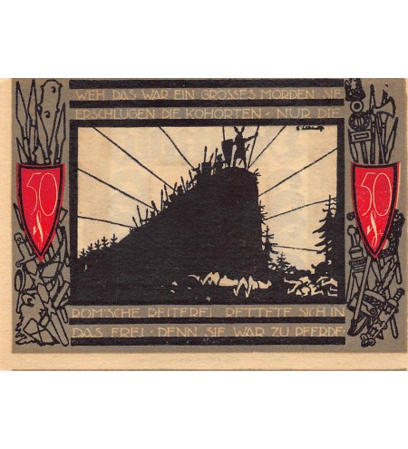 ALLEMAGNE, DETMOLD - 50 PFENNIG 1920