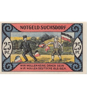 ALLEMAGNE, SUCHSDORF - 25 PFENNIG 1921