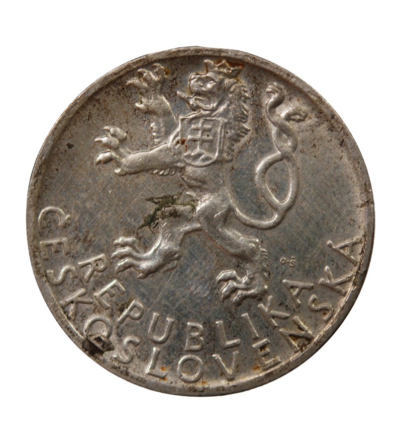 TCHECOSLOVAQUIE - 50 KORUN ARGENT 1947