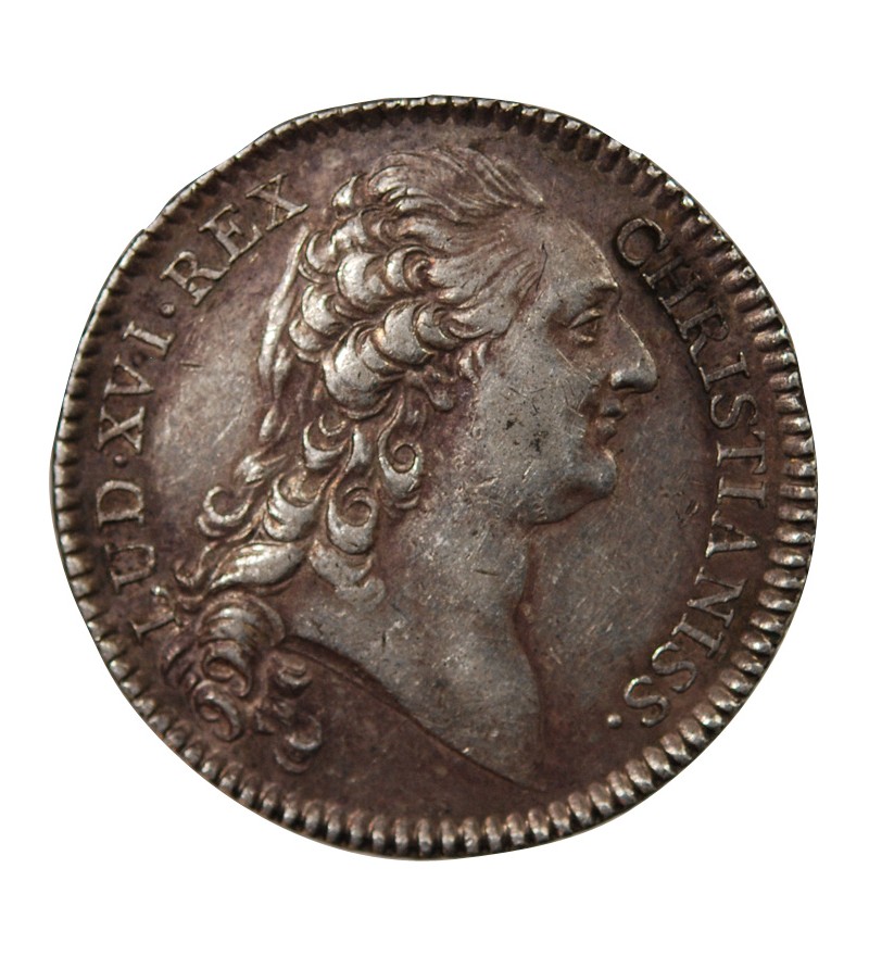 NOTAIRES DE NANTES, LOUIS XVI - JETON ARGENT